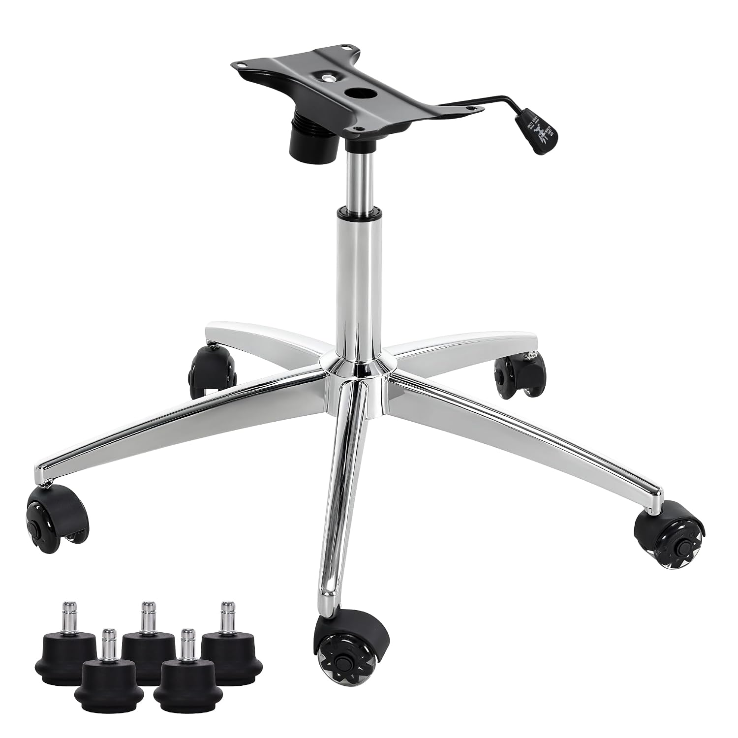 Metal Gaming Chair Base Replacement Set