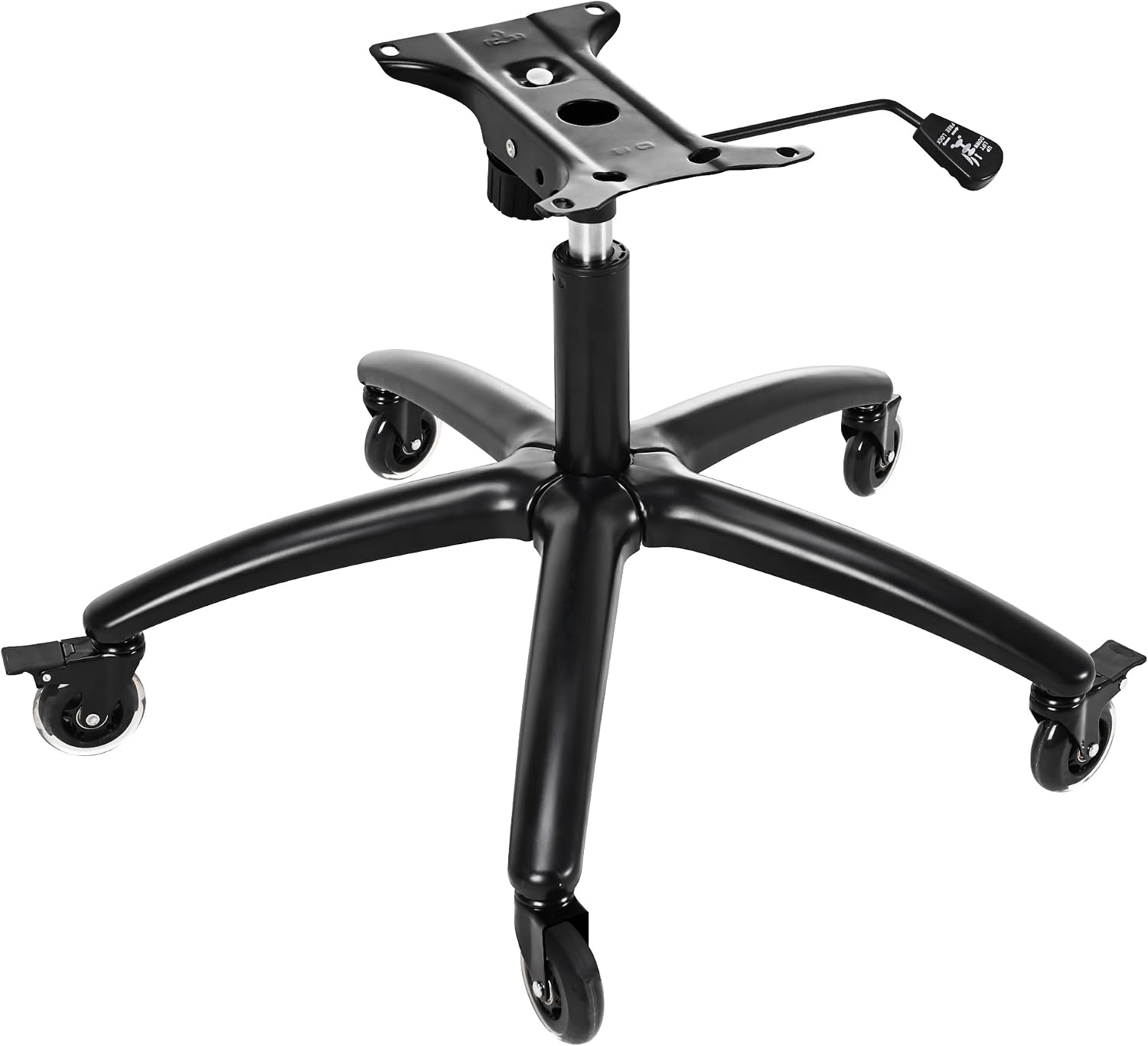 28 Inch Metal Gaming Chair Base Replacement Set