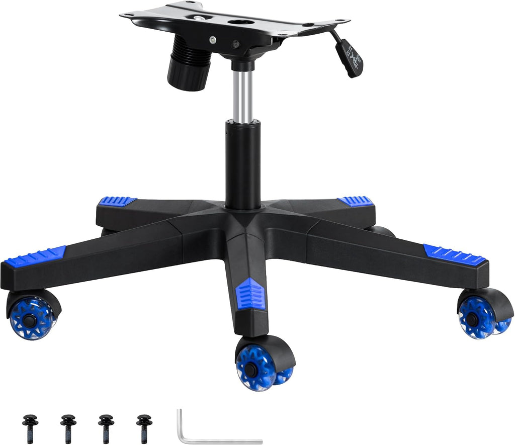 Nylon Gaming Chair Base Replacement Kit Blue