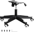 Nylon Gaming Chair Base Replacement Kit White