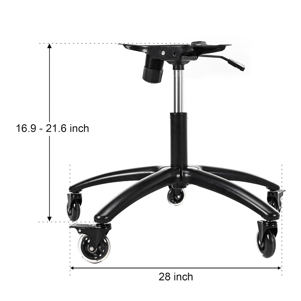 Metal Gaming Chair Base Replacement Set