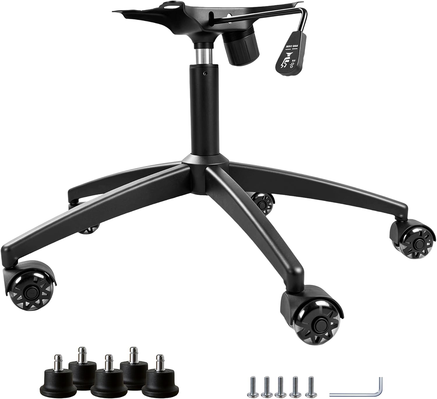 Metal Office Gaming Chair Base Replacement Set