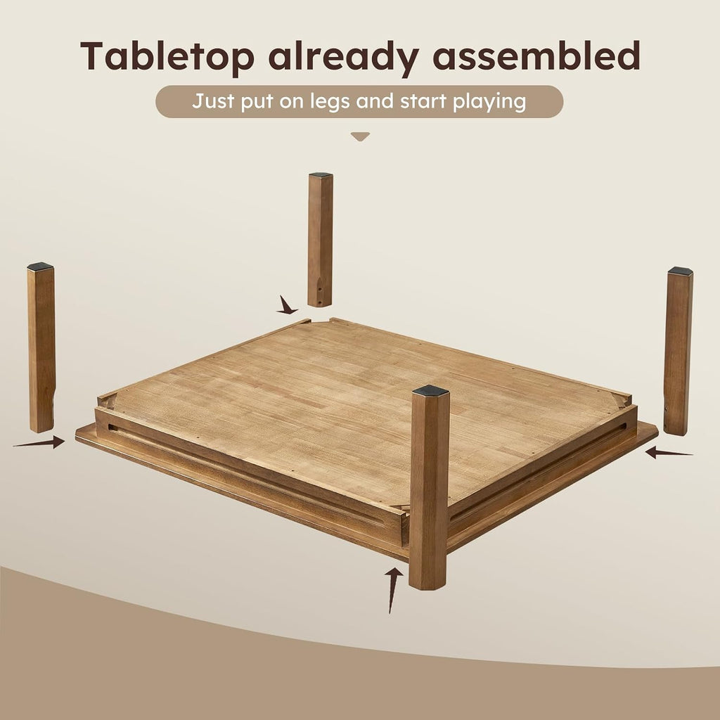 Game Coffee Table With Removable Top