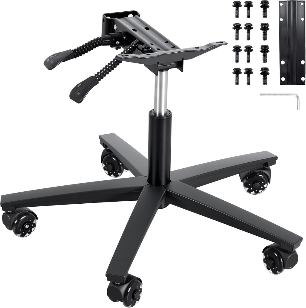 Metal Gaming Chair Base Replacement Set