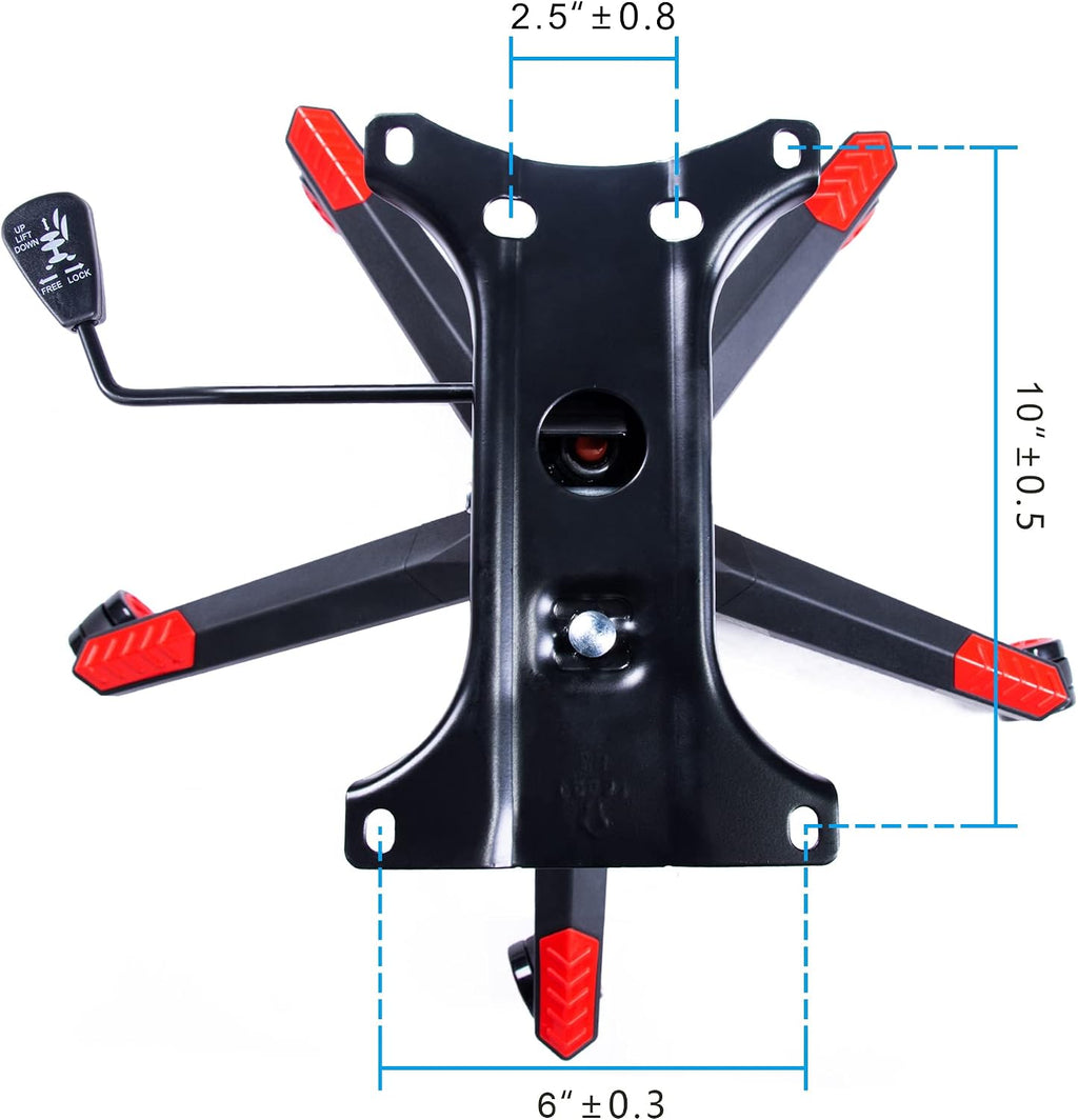 Gaming Chair Base Replacement Kit Red