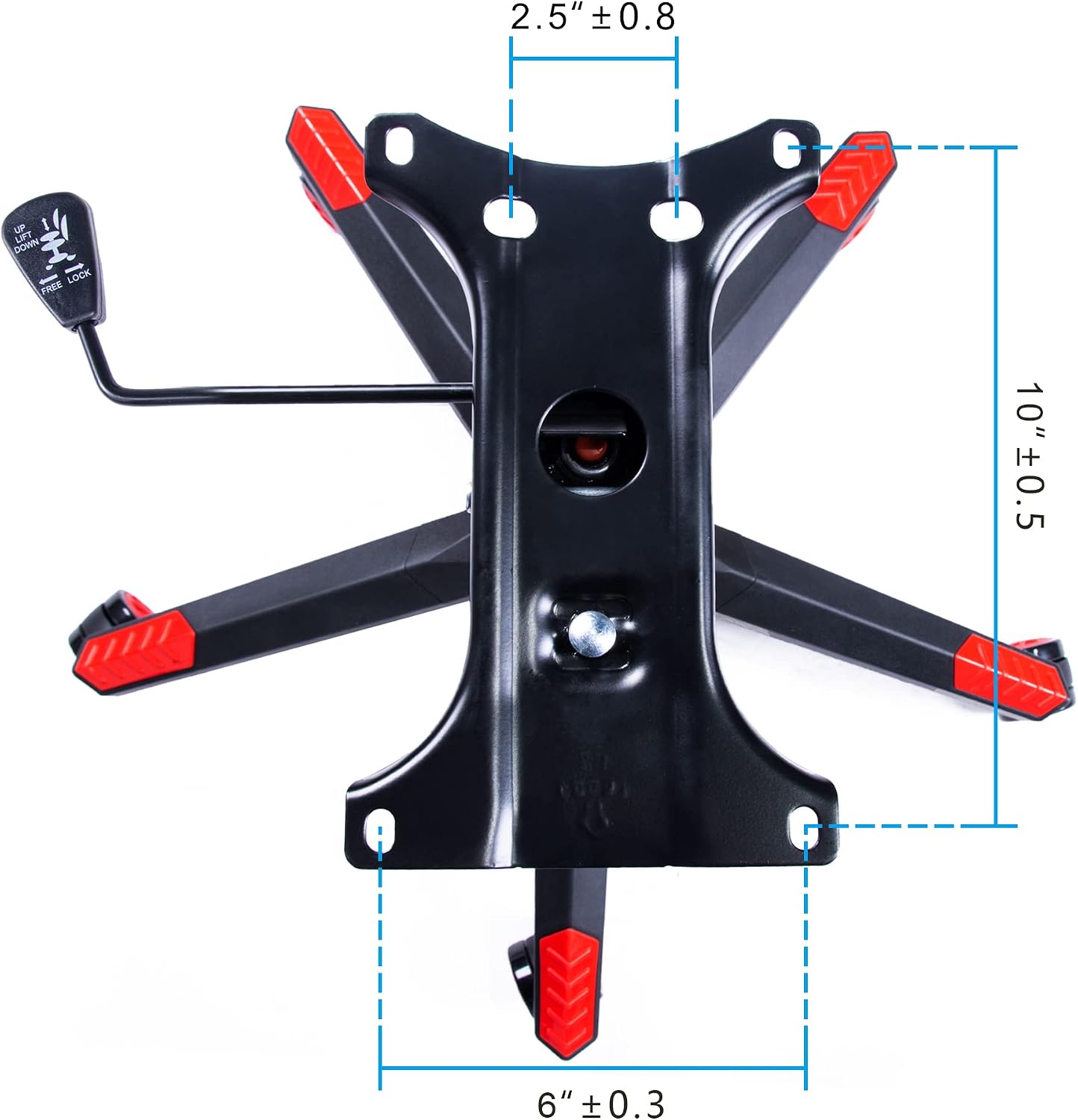 Gaming Chair Base Replacement Kit Red