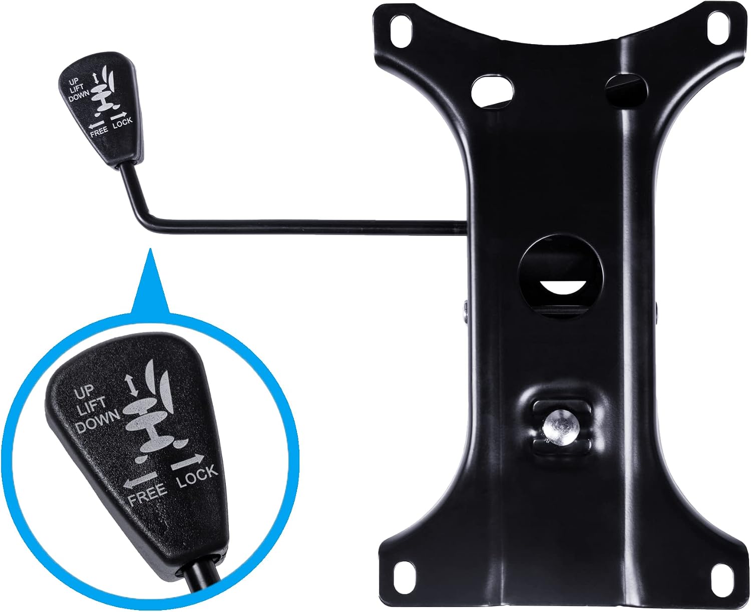 Gaming Chair Base Replacement Kit Red