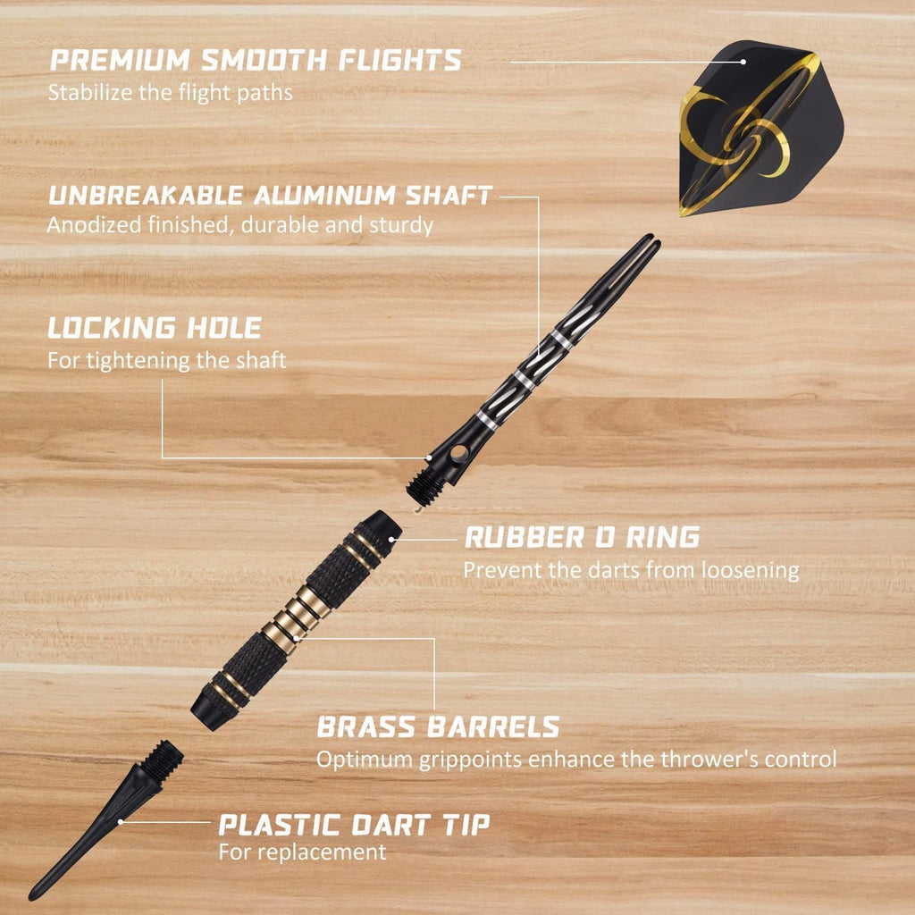 Soft Tip Dart Board Cabinet Set