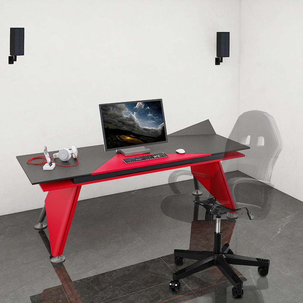 Nylon Gaming Chair Base Replacement Kit Black
