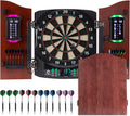 Soft Tip Dart Board Cabinet Set