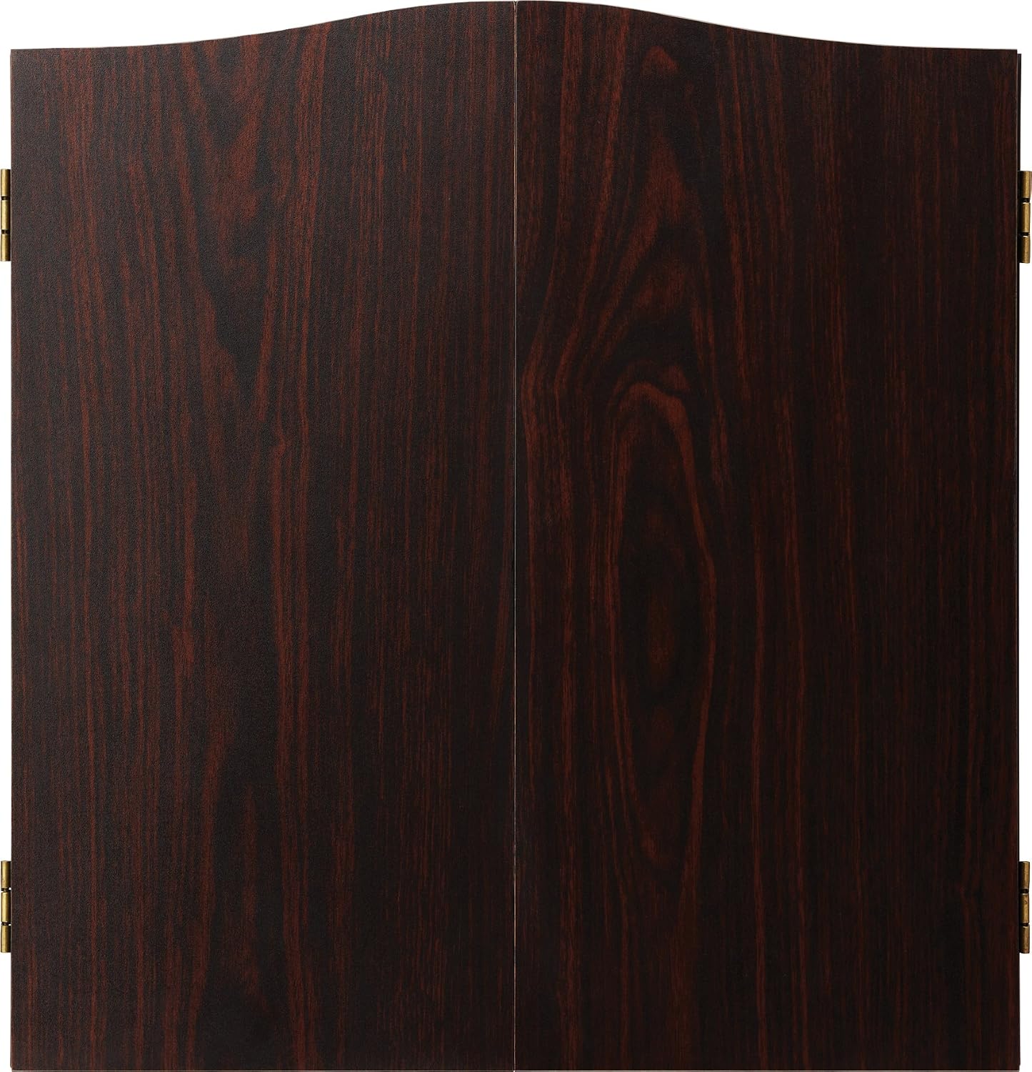 Vault Dartboard Cabinet Set Walnut Finish