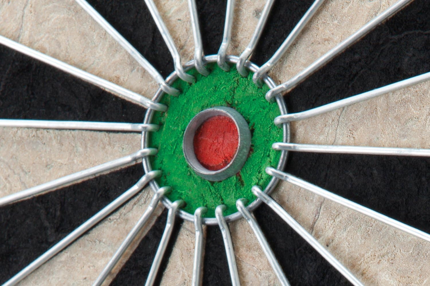 Vault Dartboard Cabinet Set Walnut Finish