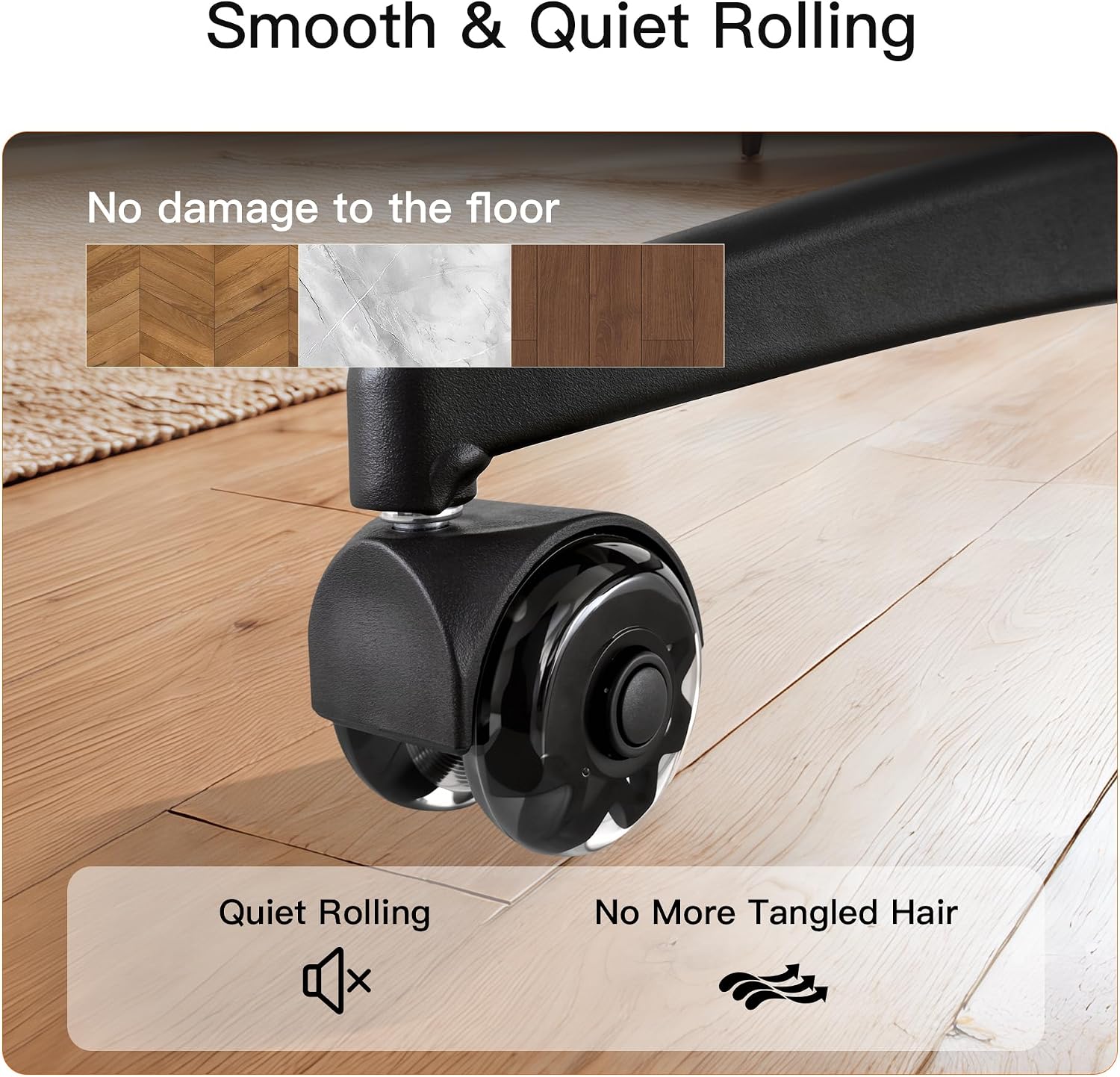 Metal Office Gaming Chair Base Replacement Set