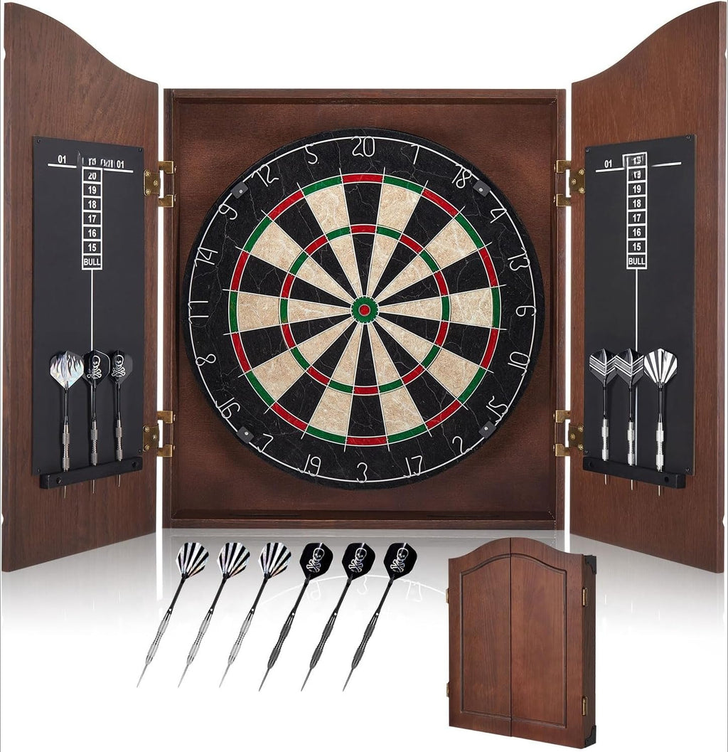Dart Board Cabinet Set
