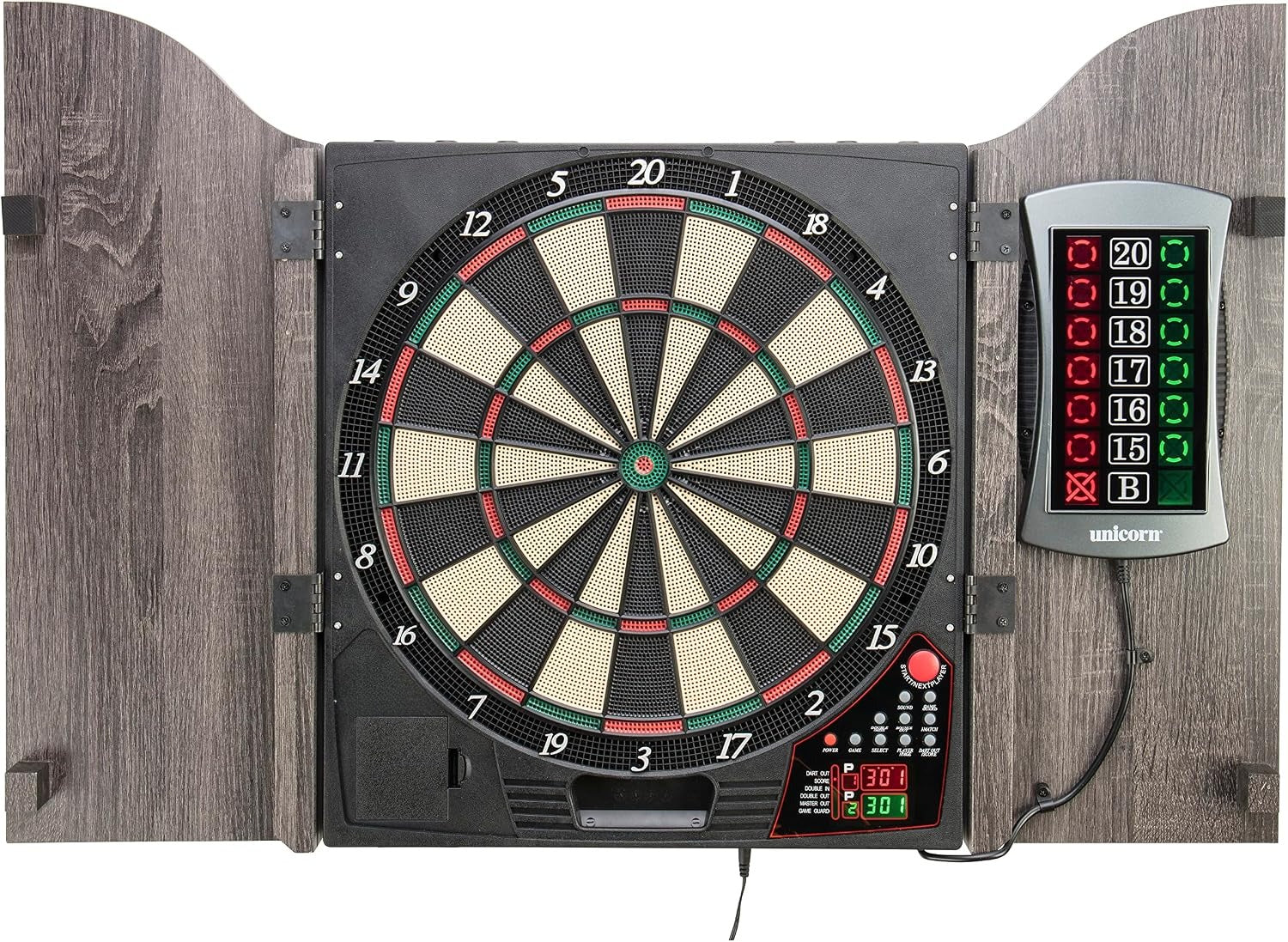 Vanquish Dartboard Cabinet Set